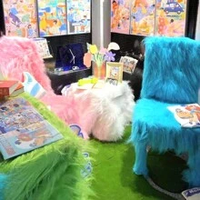 1m de tela de felpa de piel sintética de imitación de piel de conejo para decoración de telas de fondo, exhibición de ventanas COS y manualidades - Multicolor180cm*30cm - Ver 3