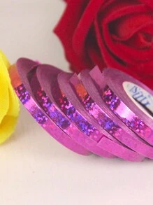 10pcs Mixed Shiny Laser Party Balloon Ribbon & String For Decoration, Birthday, Wedding Party Supplies, Back To School Valentine Day