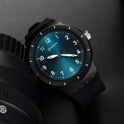 MINGRUI Đồng hồ Ins cho bé trai thời trang đơn giản, chống nước, có đèn ngủ, họa tiết cao cấp, chống sốc