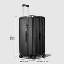 Transparent Clear Suitcase Luggage Skin Cover For Rimowa Original Trunk Plus 92580 - Grey - View 7