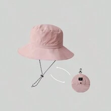 1pc Multicolor Unisex Summer Travel Sun Hat With Neck Flap, Outdoor Portable Climbing Hat, Breathable Quick-Drying Sun Shade Cap, Water-Repellent & UV-Resistant, Easy-To-Store Bucket Hat