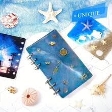 1pc Notebook Cover Silicone Resin Mold A5 A6 A7 Multi Size Epoxy Resin Book Cover Silicone Casting Mold For DIY Rectangle Notebook Scrapbook Album Cover Casting