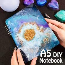 1pc Notebook Cover Silicone Resin Mold A5 A6 A7 Multi Size Epoxy Resin Book Cover Silicone Casting Mold For DIY Rectangle Notebook Scrapbook Album Cover Casting