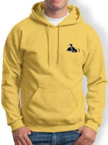 Men Sweatshirts - Màu vàng - Xem 2