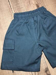 Bermuda Cargo de Sarja para Meninos / Bermudas meninos / Bermudas de Sarja / Bermuda Cargo / Bermuda / Shorts Menino - Cinza - Visão 10