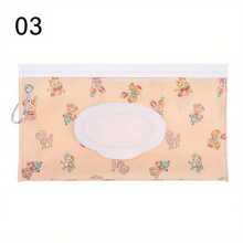 Travel-Friendly Refillable Wipes Case - Easy-Access Flip Cover, Durable & Stylish Design - Perfect For Outdoor Use & Bathroom Organization