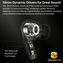 TOZO T20 Wireless Earbuds Bluetooth Headphones 48.5 Hrs Playtime With LED Digital Display, IPX8 Waterproof, Dual Mic Call Noise Cancelling 10mm Broad Range Speakers With Wireless Charging Case Black - 綠色 - 查看 3