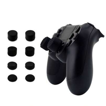 DATA FROG DATA FROG 8Pcs Gamepad Thumb Stick Grip Cap For Playstation 5 Silicone Anti-Slip Analog Rubber Grip Cap For Playstation 4/Xbo X Series X/S Controller