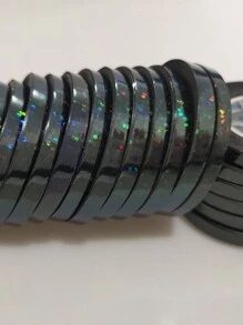 10pcs Mixed Shiny Laser Party Balloon Ribbon & String For Decoration, Birthday, Wedding Party Supplies, Back To School Valentine Day