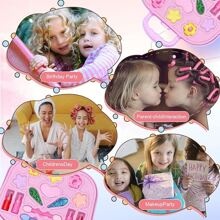 1 pieza Juego de Maquillaje de Juguete para Niños, Kit de Maquillaje para Bolso de Niña, Regalo de Cumpleaños - multicolor - Ver 7
