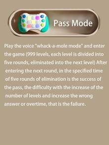 1入壓力解除按壓氣泡遊戲機，附帶烏龜快打遊戲，快速推動，含彩色配件（隨機）的玩具 - 黑黃色 - 查看 9