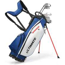 Golfschläger-Set, Golf Complete Set, Golf Schlägers Esmerzer, Incl. 1 Driver, 3 Fairway, 5 Hybrid & 1 Stand Pocket, With Adjustable Shoulder Straps, For Men & Teen, Right Hand - Blue - View 4