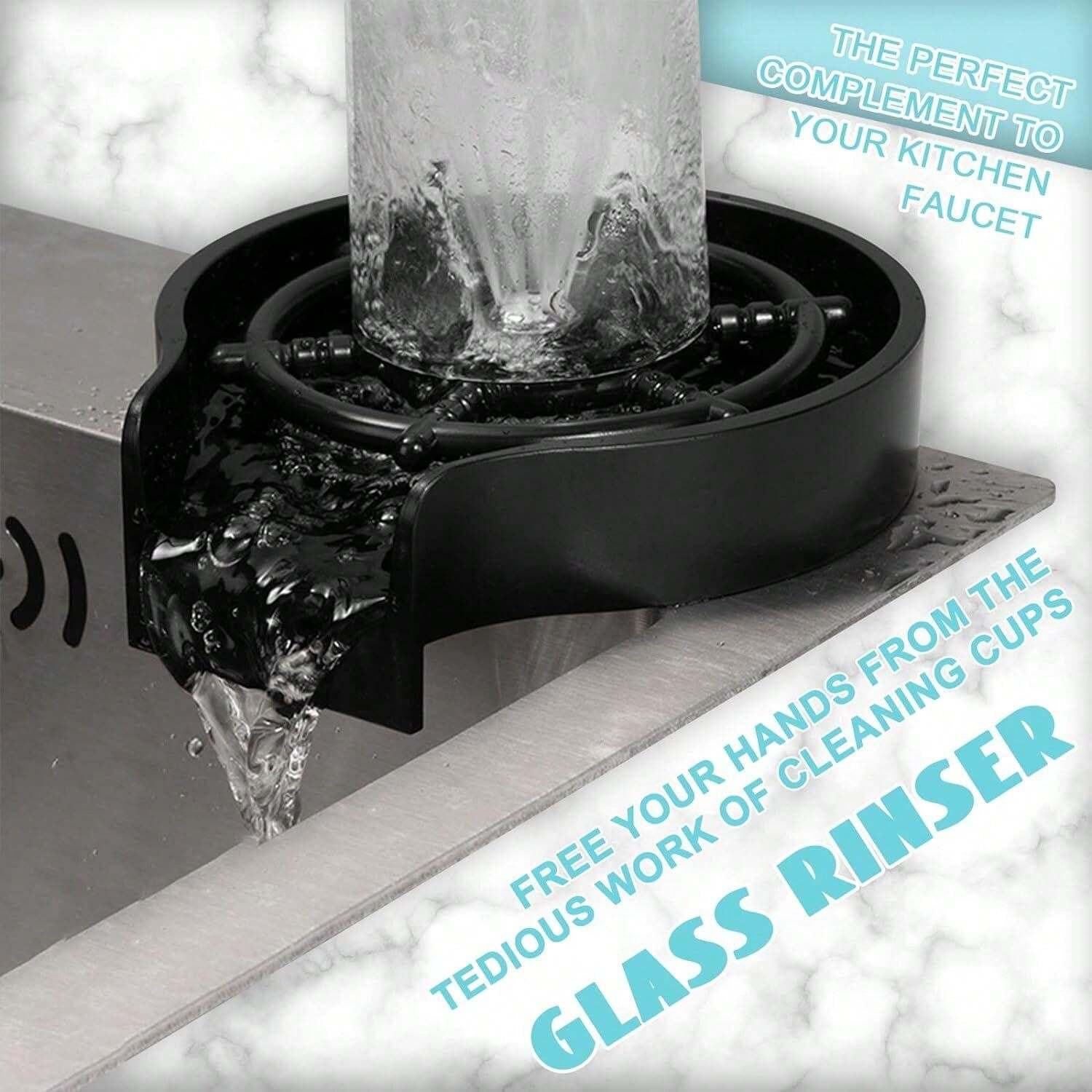 Cup Washer Sink Attachment, Kitchen Sink Automatic Flushing Device High