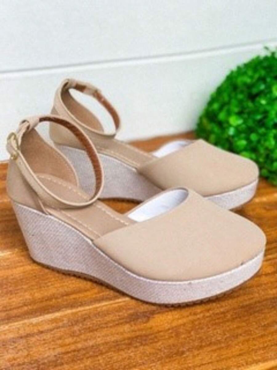 Women Wedges & Flatform - Màu be - Xem 1