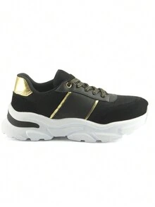 Women Casual Shoes - 金色 - 查看 3
