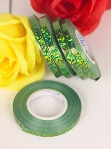 10pcs Mixed Shiny Laser Party Balloon Ribbon & String For Decoration, Birthday, Wedding Party Supplies, Back To School Valentine Day