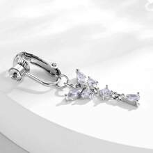 1Pc Fake Belly Ring Butterfly Not Real Piercing Clip On The Navel For Woman Gift