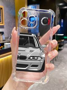 A TPU Protective Case With Thickened Corners And Car Print, Compatible With IPhone 11 12 13 14 11ProMax 12 ProMax 13 ProMax 14 ProMax XR 15 15Pro 15ProMax, Compatible With Samsung Series.,International Version, Not The Domestic Version - Multicolor - View 2