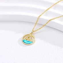 Un collar de moda para damas de estilo europeo hecho de cobre delicado y adornado con diamantes de imitación coloridos