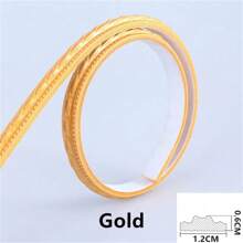 1m PVC Home Decorative Self-Adhesive Soft Line Ceiling & Floor Decoration Gap Strip Wall Molding 3D Sticker