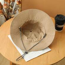 1pc Multicolor Unisex Summer Travel Sun Hat With Neck Flap, Outdoor Portable Climbing Hat, Breathable Quick-Drying Sun Shade Cap, Water-Repellent & UV-Resistant, Easy-To-Store Bucket Hat