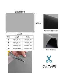 1 Peça Tapete Absorvente Super Absorvente Para Cozinha, Tapete Antiderrapante Para Escorrer Café e Pratos, Tapete de Secagem Rápida Para Banheiro, Tapete Para Louças