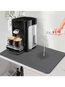 1 Peça Tapete Absorvente Super Absorvente Para Cozinha, Tapete Antiderrapante Para Escorrer Café e Pratos, Tapete de Secagem Rápida Para Banheiro, Tapete Para Louças