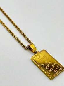 Men Pendant Necklaces - Vàng - Xem 2