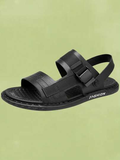 Sandali sportivi da uomo estate 2024 Nuovi ciabattini da guida a doppio uso all"aperto Scarpe da spiaggia casual alla moda e versatili per uomo