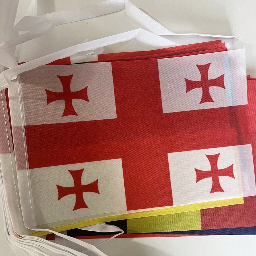 24pcs European Countries String Flag, 14cmx21cm 5.5x8.2in 24 Countries