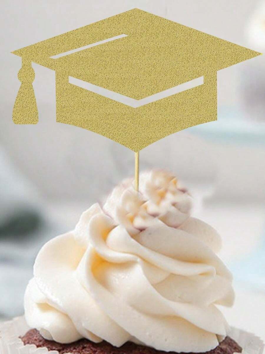 24 Decorazioni Per Cupcake A Forma Di Oca Bianca – 2 Stili, Cartoncino, Per Feste Compleanno E Baby Shower - 2