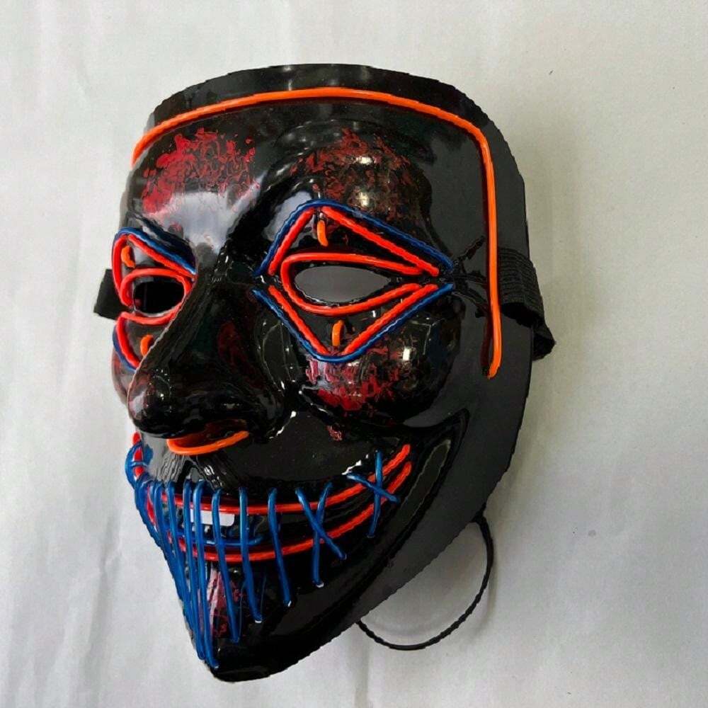 Halloween Celebration Mask, Glow-In-The-Dark Bar Party Costume Props ...