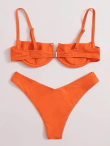 Bikini con ferretto push-up nuovo per donne, set di bikini sexy e alla moda per l estate in spiaggia