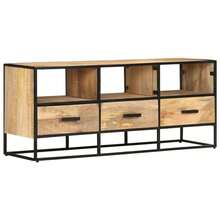 Storage Cabinet TV Cabinet 43.3"X11.8"X17.7" Mango Wood