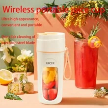 Portable Blender,Sharp 8 Blades,Personal Blender For Shakes And Smoothies,340ML Large Capacity, Mini Blender,Powerful And Equipped With Dual Batteries,Travel Blender,Suitable For Sports/Travel/Home