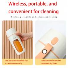 Portable Blender,Sharp 8 Blades,Personal Blender For Shakes And Smoothies,340ML Large Capacity, Mini Blender,Powerful And Equipped With Dual Batteries,Travel Blender,Suitable For Sports/Travel/Home