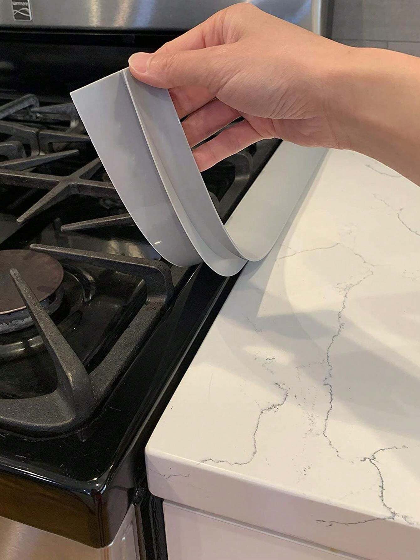 1pc Silicone Gap Strip, Kitchen Sealing Strip For Cooker And Gas Stove