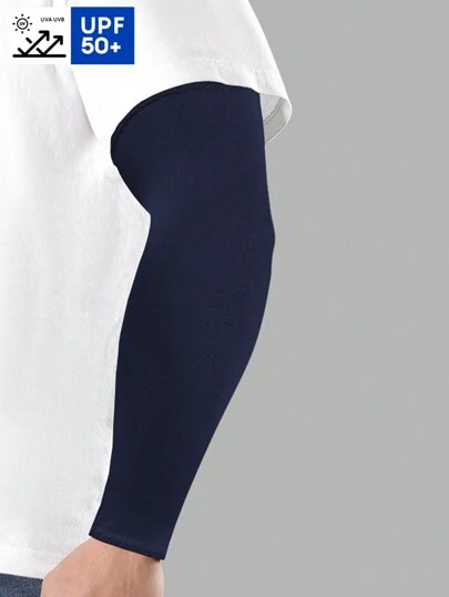 Sun Protective Anti UV 1 Pair Cycling Ice Silk Sleeve Summer Men Women Golf UV Protection Comfortable Breathable Ice Sleeve,Suitable For Cycling And Riding Motorcycle