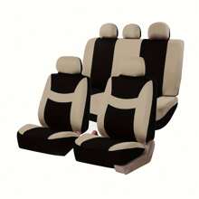 New Version Fabric Car Seat Covers 5 Seats 9 Pieces Auto Interior Seat Protector - Multicolor - View 1