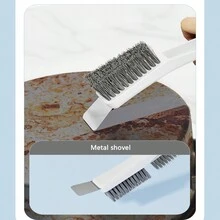 1pc Kitchen Steel Wire Brush Multi-Purpose Stove Cleaning Brush For Gas Stove And Bathroom,Kitchen,Kitchen Items,Cleaning,Cleaning Brush - White - View 3