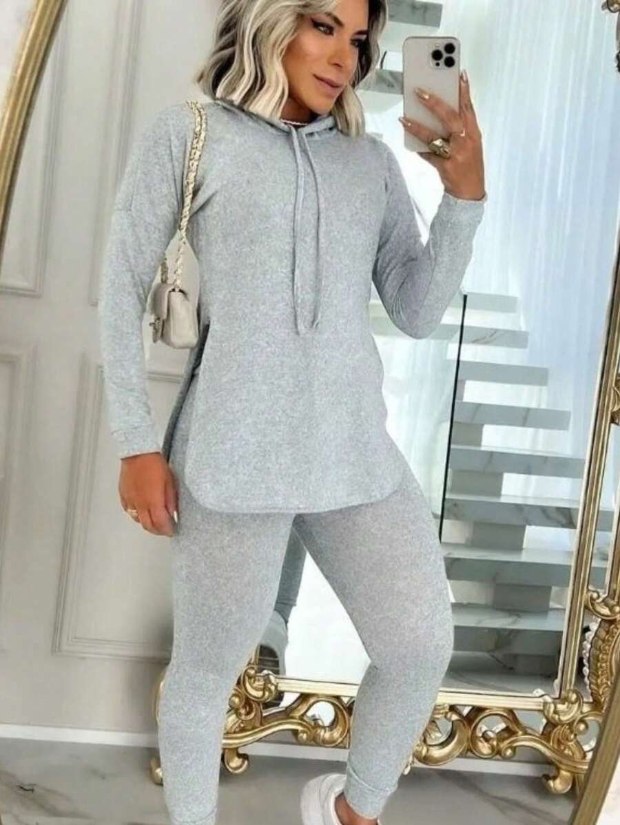 Women Two-Piece Outfits - 灰色 - 查看 1