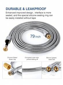 New Upgrade High-Pressure Shower Heads, Handheld Turbo Fan Shower, Hydro Jet Shower Head Kit With 3 Filters And Pause Switch, Water Softener Shower Head Hydro Shower Jet Head Turbocharged Shower Head, The Shower Head Is Thickened To Make It Durable Bathroom Bathroom Accessories Bathroom Tools - Blue - View 12