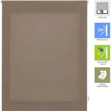 Ecommerc3 Półprzezroczysta, gładka, zwijana roleta. Łatwa instalacja na ścianie lub suficie. Rozmiar żaluzji 120x175. Szerokość X. Wysokość. Rozmiar tkaniny 117x170. Pasuje do wszystkich typów okien.
