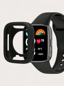 2 件装纯色男女款硅胶保护壳和表带，适用于 Redmi Watch 3 Active 日常休闲简约款 - Redmi Watch 3 Active - 查看 14