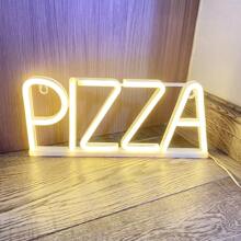 1pc 11,8x5,19 inch (khoảng 30x13,2cm) Biển hiệu đèn neon kiểu đèn LED neon màu xanh PIZZA, cấp nguồn bằng USB/pin, thích hợp để trang trí tường phòng ngủ, trang trí tiệc ngày lễ tình nhân, trang trí sinh nhật, trang trí đám cưới, trang trí nhà cửa, trang trí Giáng sinh, trang trí quán bar, biển hiệu cửa hàng của người có sức ảnh hưởng - Nhiều màu - Xem 14