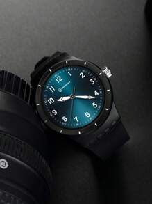 MINGRUI Ins男生手表简约时尚防水手表夜光高端质感防震青少年手表 - 藍色 - 查看 2