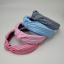 1pc Women Rainbow Stripe Vintage Headband Fashionable Hair Hoop For Holiday And Daily Wear,Hairband,Hair Hoop,Hair Accessories Headbands