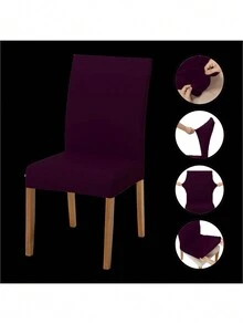 Chair Covers - Burgundy - View 2