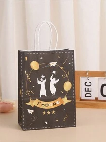 8 piezas Bolsas de regalo para graduación, bolsas de tote para ceremonia de graduación, bolsas de embalaje para recuerdos de fiesta de graduación - Multicolor - Ver 4