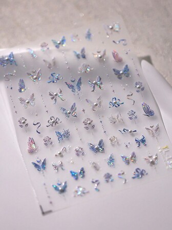 Pegatina de manicura de uñas de mariposa de perlas 5D adhesiva con holograma de cristal, flores de rosa de hadas y lazo encantador de primavera, envolturas de foil de bricolaje para uñas pegatinas de uñas
pegatinas uñas
uñas pegatina
calcomanías para uñas decoración de uñas pegatinas de uñas pegatinas para uñas etiqueta engomada